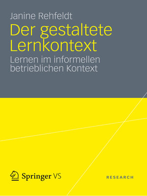 cover image of Der gestaltete Lernkontext